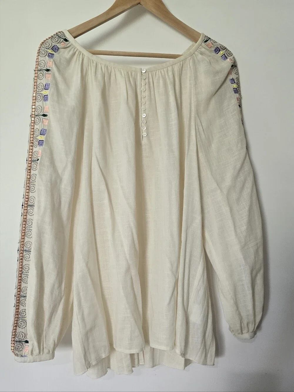 TORY BURCH Women's White Embroidered Beach Cover-Up